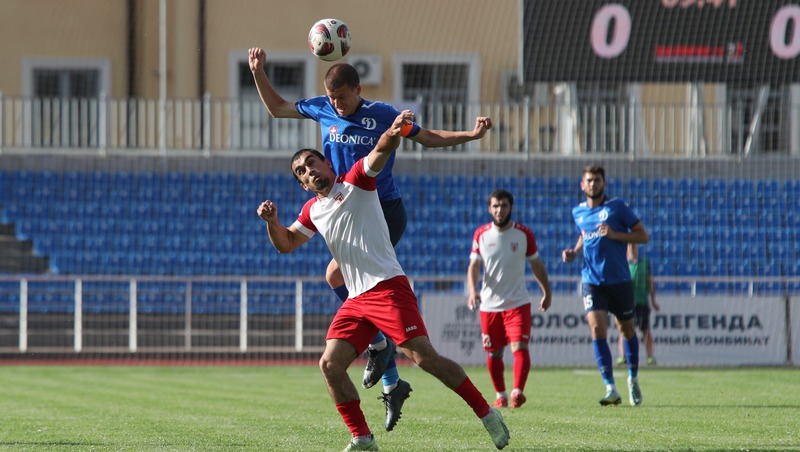 Футболисты «Динамо» крупно проиграли в Хасавюрте 