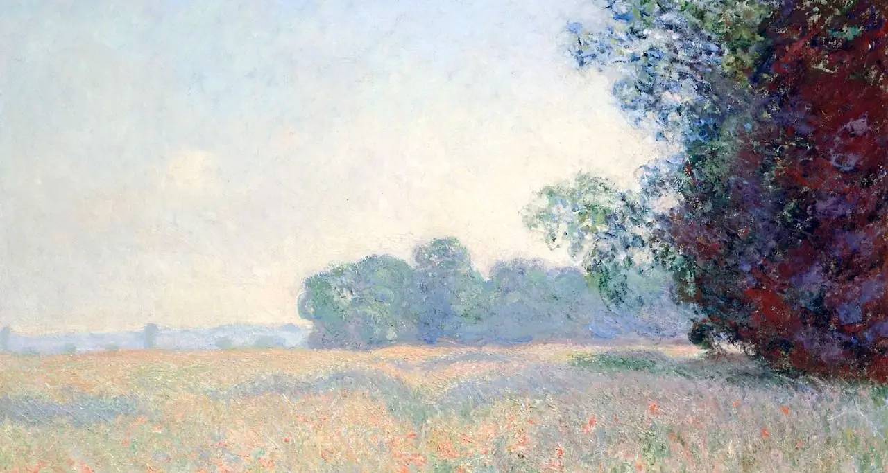 Клод Моне. Овсяное поле. 1890