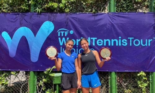 Юные казахстанские теннисистки выиграли седьмой совместный титул ITF