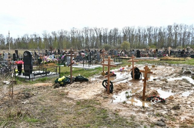 Сейчас в городе работает только Осташинское кладбище. 