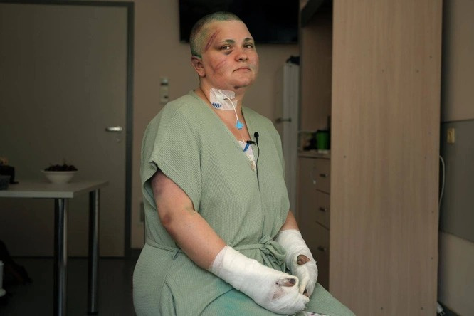 Елена Милашина в больнице