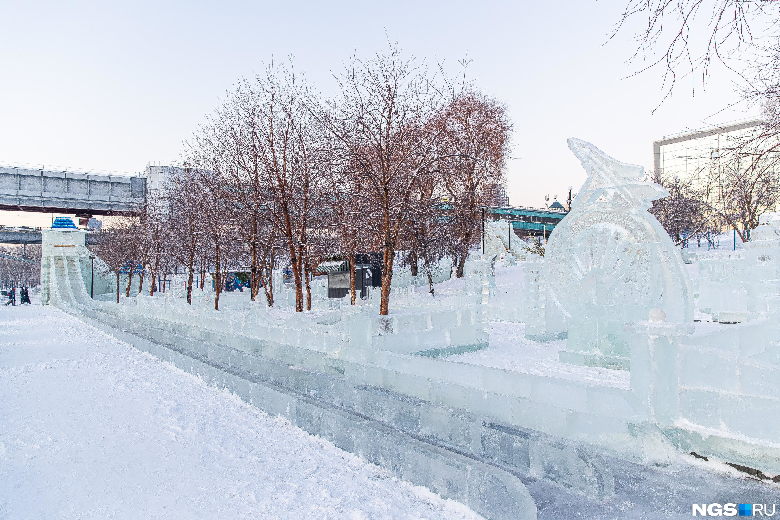 Ледовый городок новосибирск