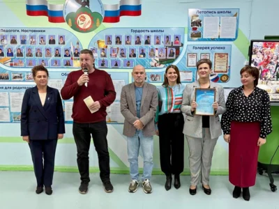 Фото 6. В Бунинской школе Урицкого района открыт детский музейный центр «Вне времени и без границ»