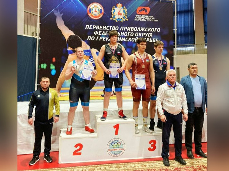 На первенстве ПФО борцы из Башкирии завоевали четыре медали