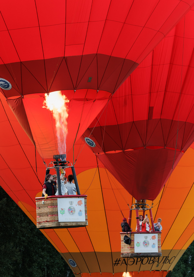 «Светский полет» на воздушном шаре в честь запуска нового аромата HFC Paris Fly to Miracle
