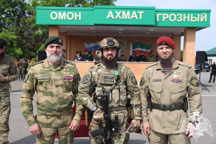 В Чеченской Республике отметили годовщину образования ОМОН «АХМАТ-Грозный»
