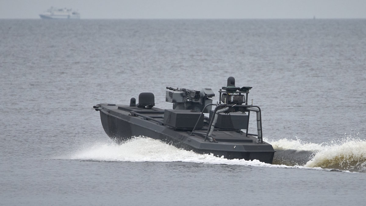 Украинский надводный дрон 