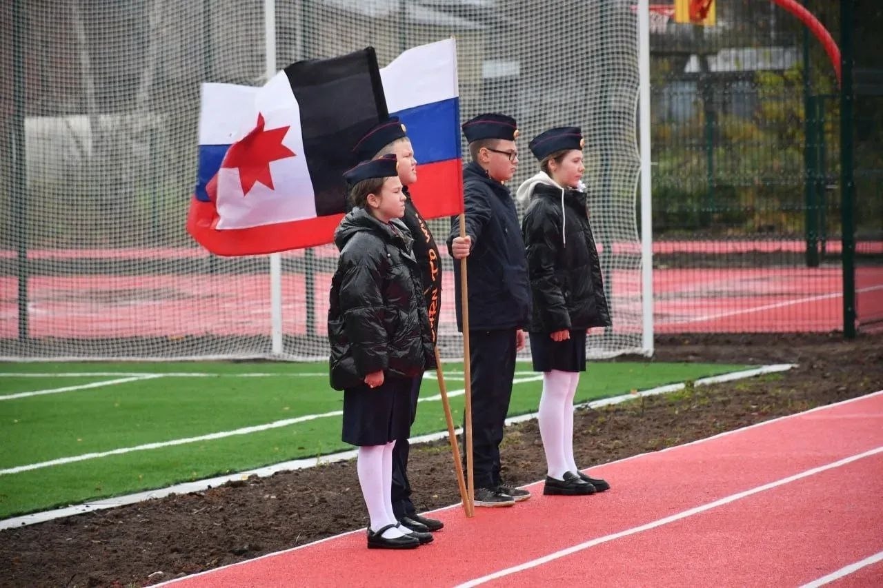 Новый школьный стадион построили по программе КРСТ в Удмуртии