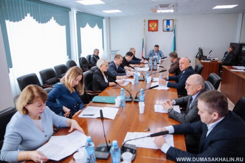 Заседание комитета по экологии и природопользованию. пресс-служба Сахалинской областной Думы