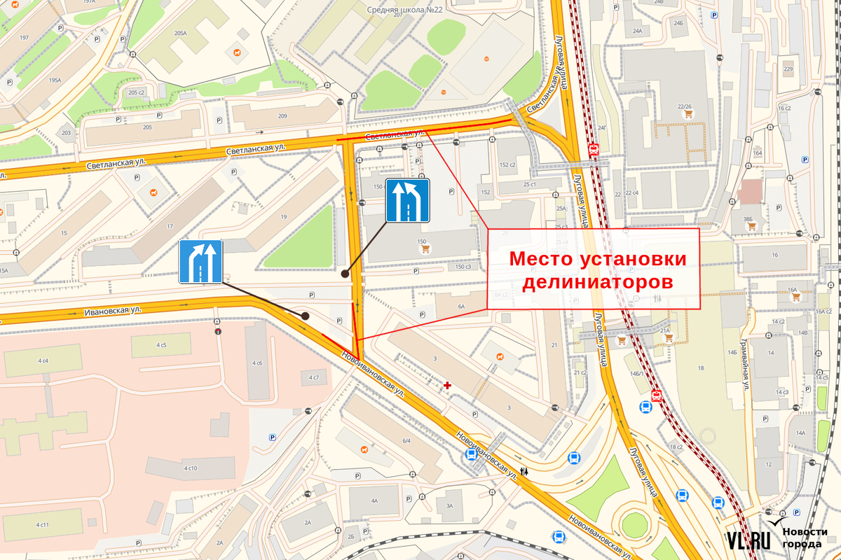 Владивосток остановка гайдамак карта