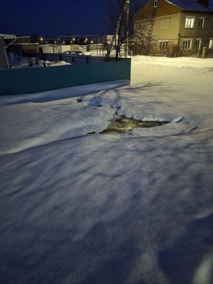 В Мензелинском районе устранили разлив сточных вод