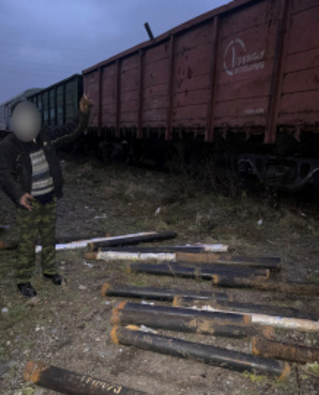 В Кировской области мужчина пытался украсть металлолом из поезда