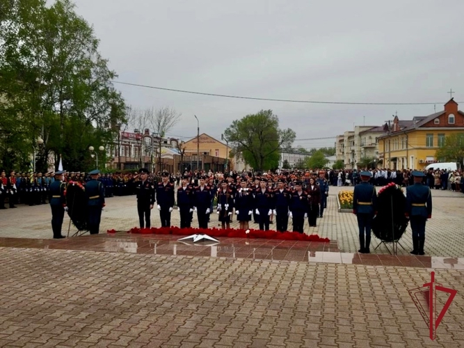В Приморье с участием росгвардейцев проходит серия мероприятий, посвященная Дню Победы 