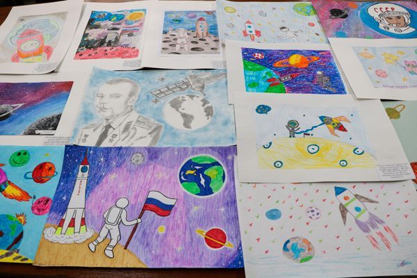 День космонавтики в Староеналинском детсаду отметили конкурсом