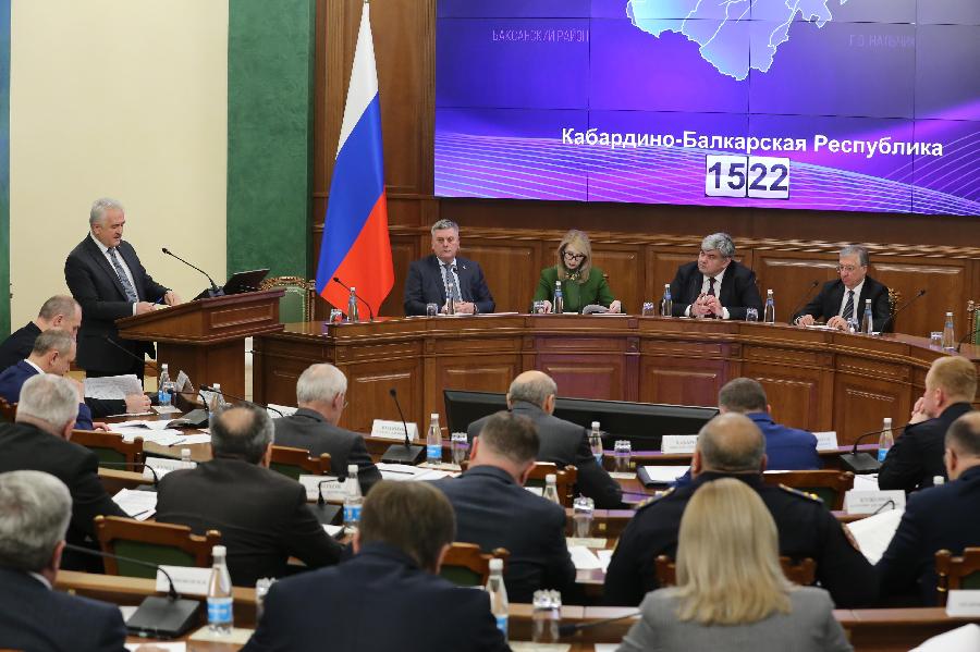 Казбек Коков провел совместное заседание АТК и оперативного штаба 