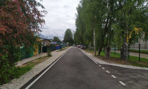 В Лузе отремонтировали дорогу у школы после обращения жителей