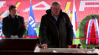 Прощание с легендой футбола Никитой Симоняном проходит на стадионе «Спартака»