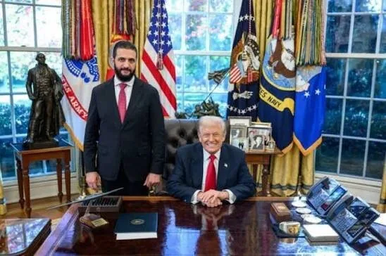Трамп и президент Сирии