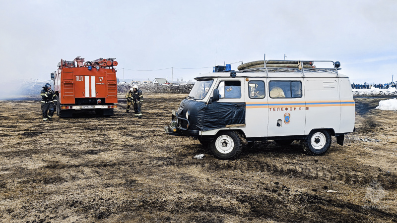 Масштабные учения по ликвидации затопления территорий и борьбы с ландшафтными пожарами прошли в Омской области