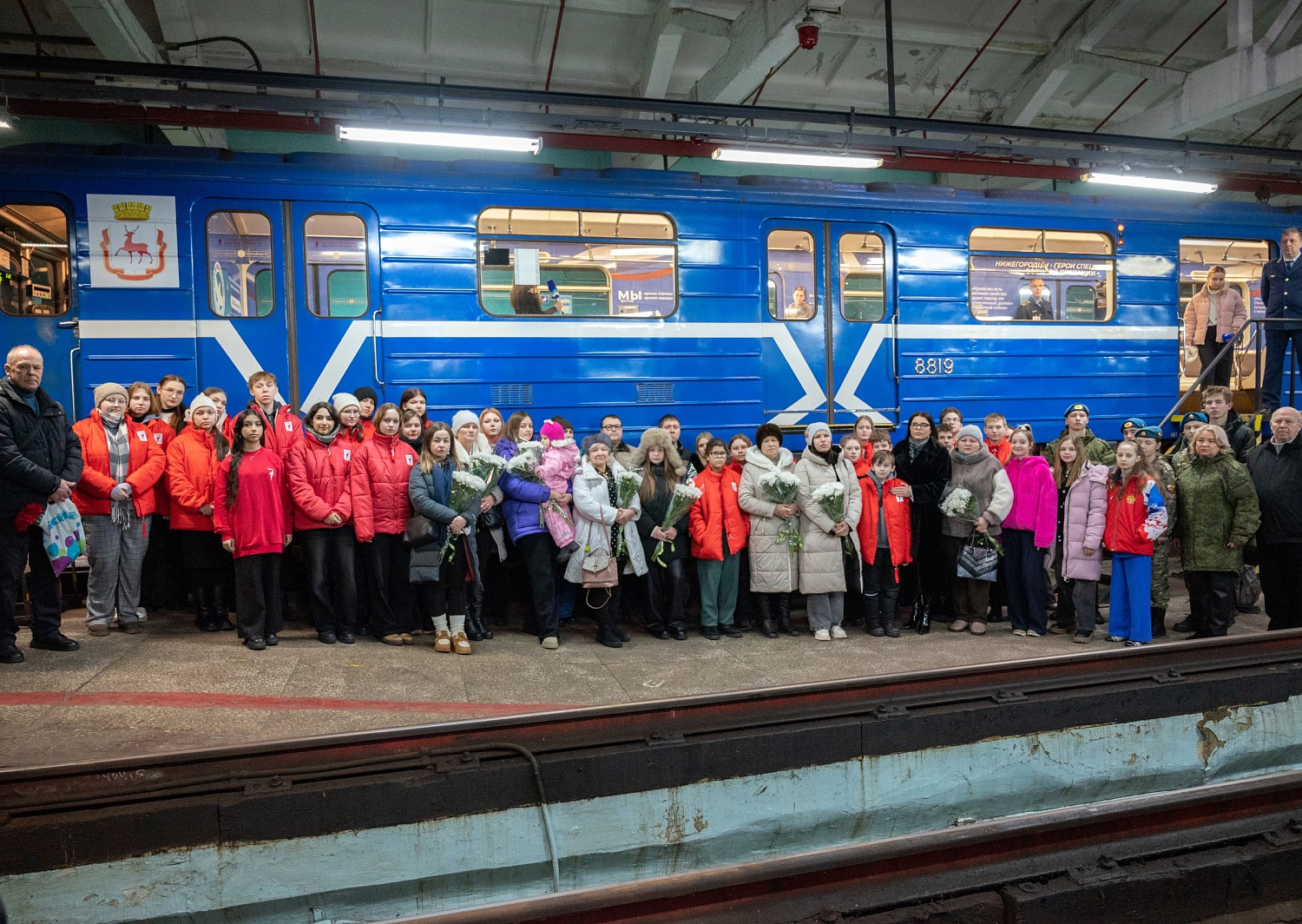 В нижегородском метро начали курсировать два новых «Вагона Победы», посвященных героям СВО, фото 6