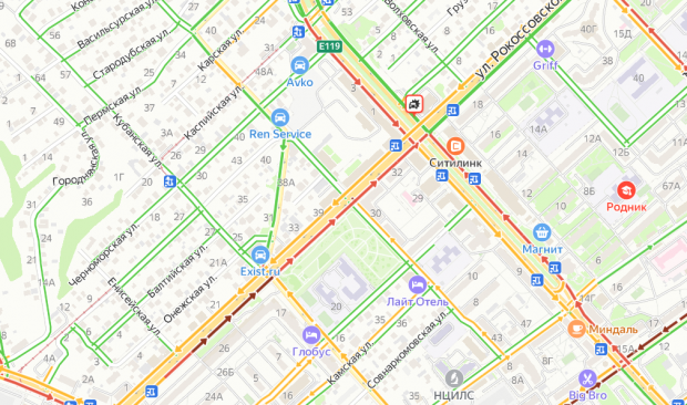 Карта волгограда пробки на дорогах сейчас