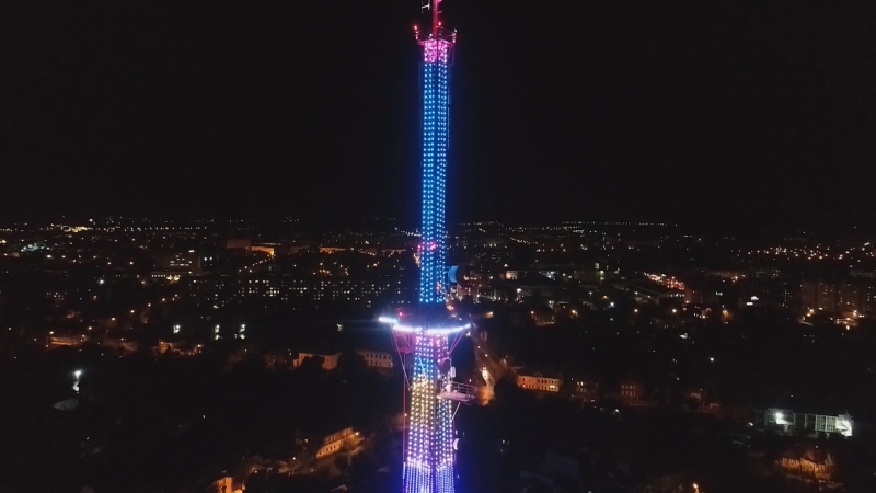 Костромская телебашня засияет в честь Дня радио