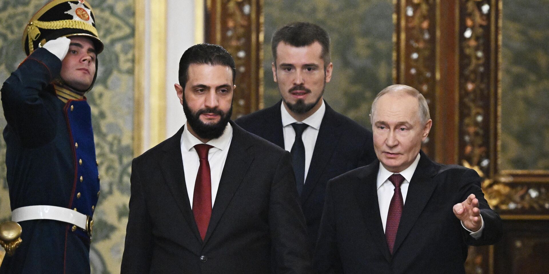 Встреча президента Владимира Путина и президента Сирии Ахмеда аш-Шараа - ИноСМИ, 1920, 18.10.2025