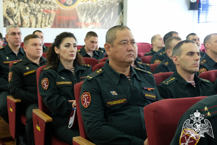 В махачкалинском соединении Росгвардии подвели итоги служебно-боевой деятельности за 2024 год