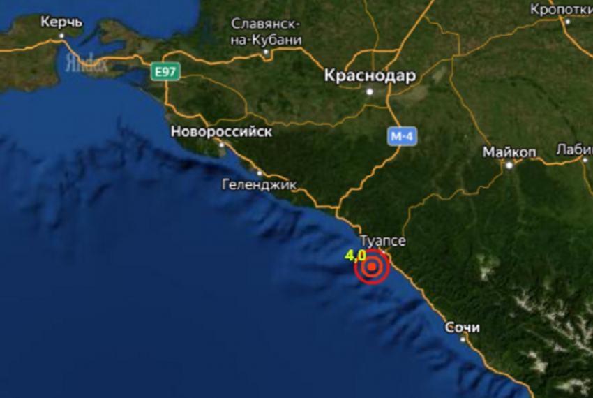 Сильные толчки: землетрясение произошло недалеко от Новороссийска 