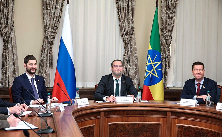 Совместное заседание групп по сотрудничеству Совета Федерации Федерального Собрания Российской Федерации и Совета Федерации Федеративной Демократической Республики Эфиопии