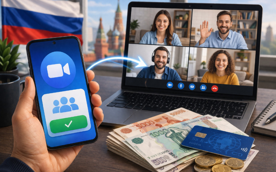 Подписка Zoom из России в 2026 году: как оплатить и купить доступ