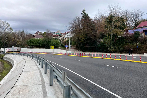 В Сочи закончены ремонтные работы на оползневом участке в Дагомысе 