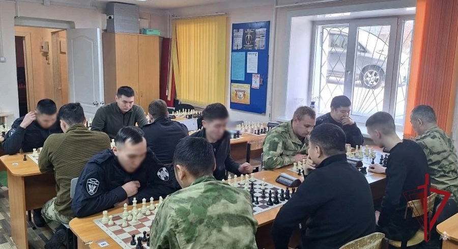 В Управлении Росгвардии по Республике Бурятия состоялся Чемпионат по шахматам