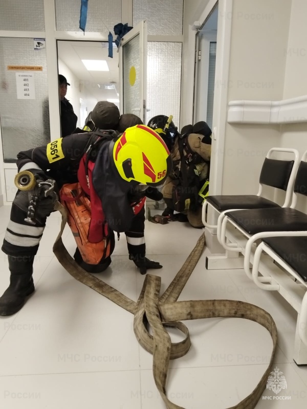 В Российском Университете Дружбы Народов прошли пожарно-тактические учения