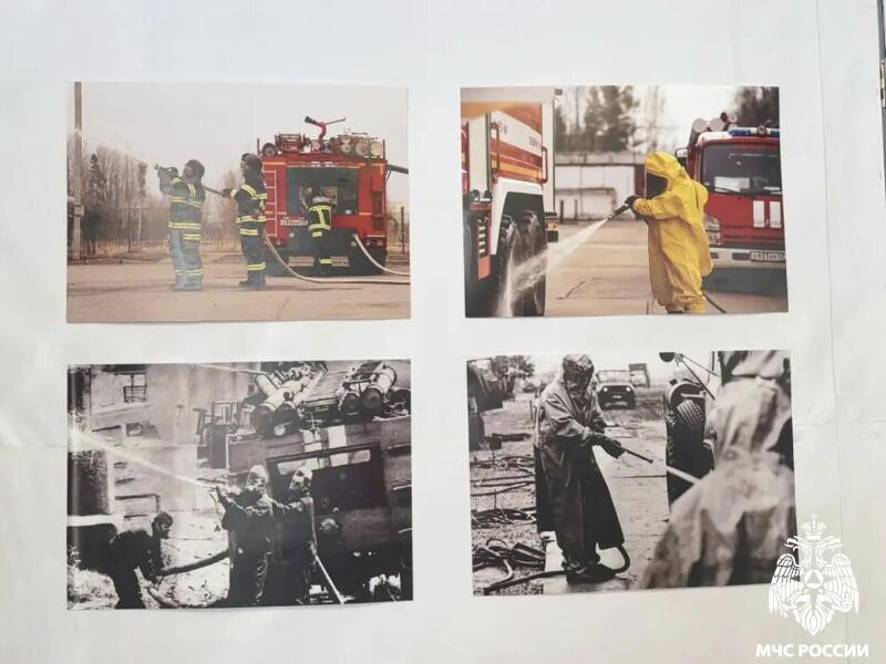 Сотрудники пожарной охраны ЛАЭС создали фотовыставку к 40-летию катастрофы в Чернобыле