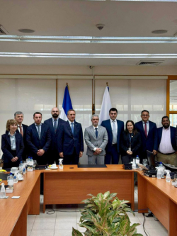 ВСТРЕЧА ОФИЦИАЛЬНОЙ ДЕЛЕГАЦИИ АБХАЗИИ С ПРЕДСЕДАТЕЛЕМ ЦЕНТРАЛЬНОГО БАНКА НИКАРАГУА