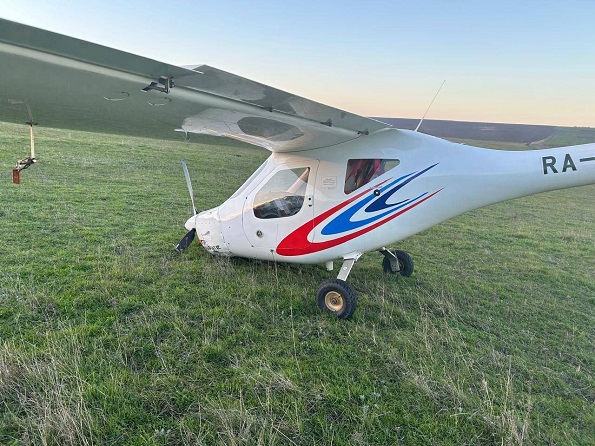 Аварийная посадка легкомоторного самолета произошла на Ставрополье