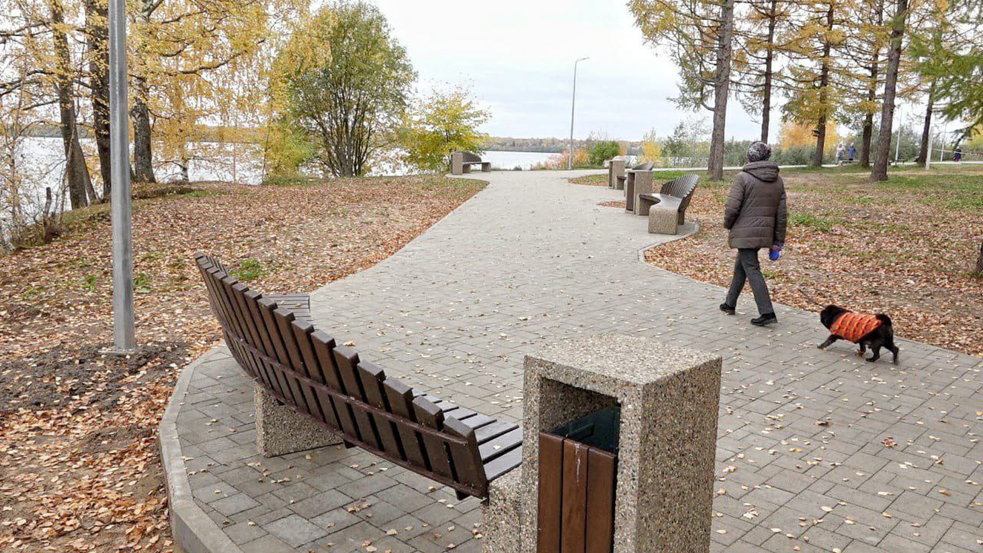 работы на набережной