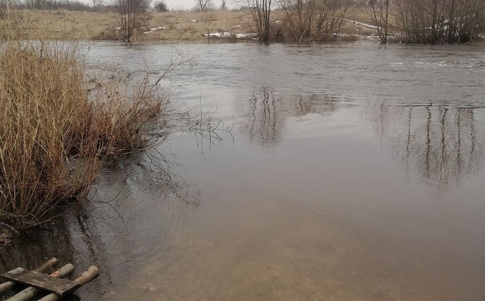 Реки поднялись из-за паводка в трех районах Липецкой области