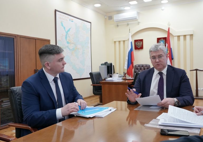 Виктор Кудряшов обсудил вопросы взаимодействия с руководителем УФНС по Самарской области Кириллом Князевым
