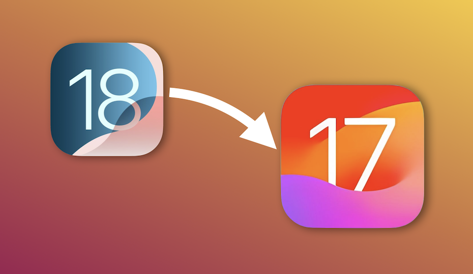 iOS 18 to iOS 17