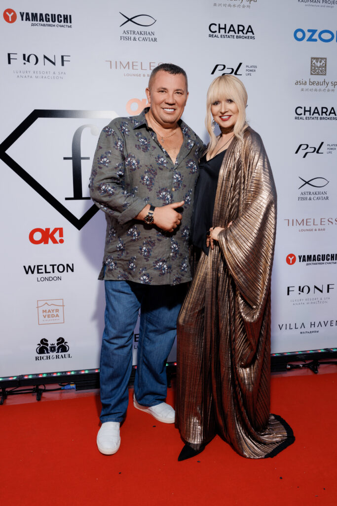 Владимир Пыстин, Анжелика Агурбаш на Премии FashionTV - Fashion Summer Awards 2024. Фото: FashionTV, Рублёвка, 09.07.2024 г.