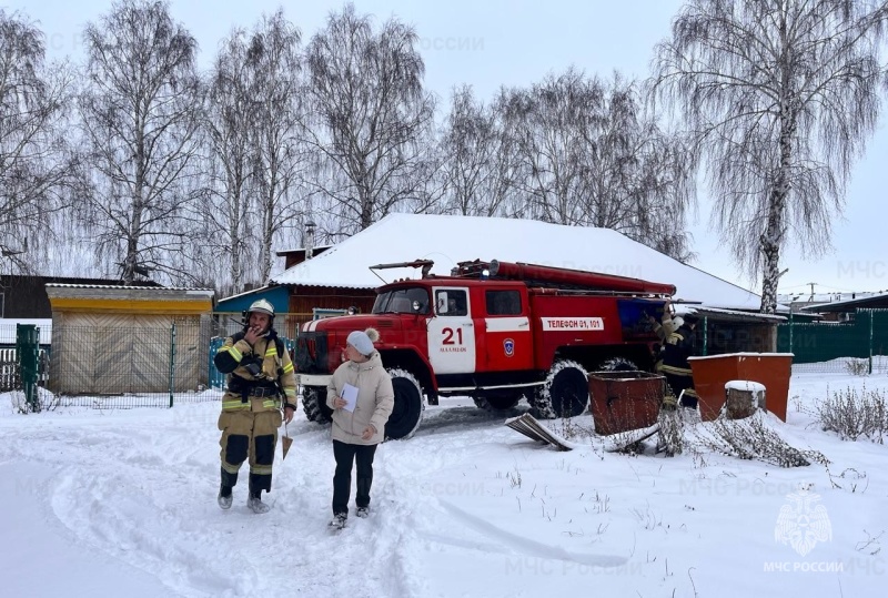 Малмыжские огнеборцы провели тренировку