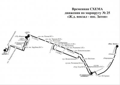 В Саратове изменят маршруты автобусов № 25 и № 65