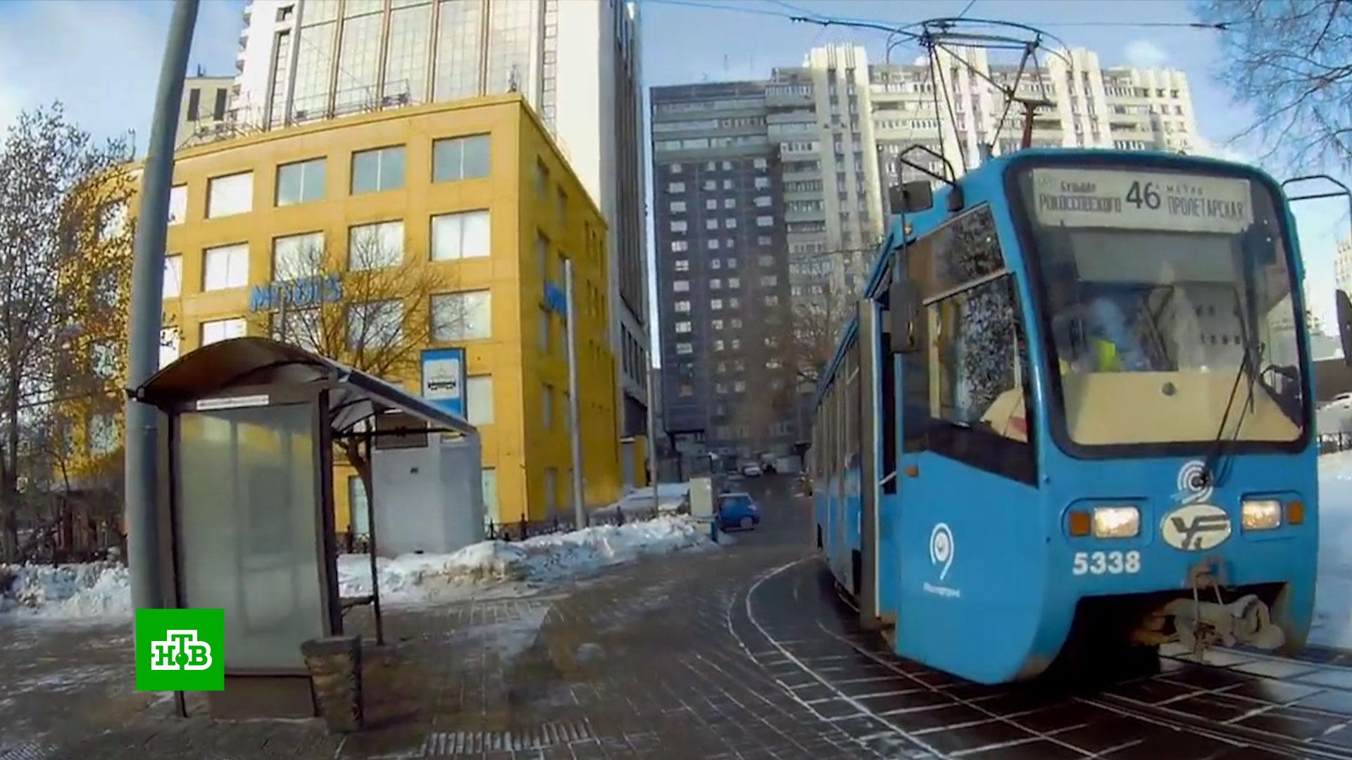 двухэтажный трамвай в москве