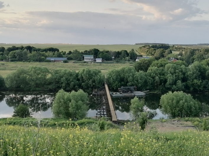 Мост после ремонта в этом году.