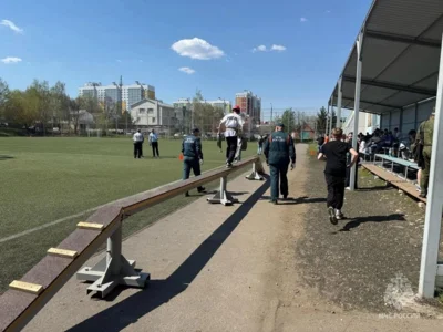 Фото 4. Юные орловские спасатели прошли испытания в «Школе безопасности»