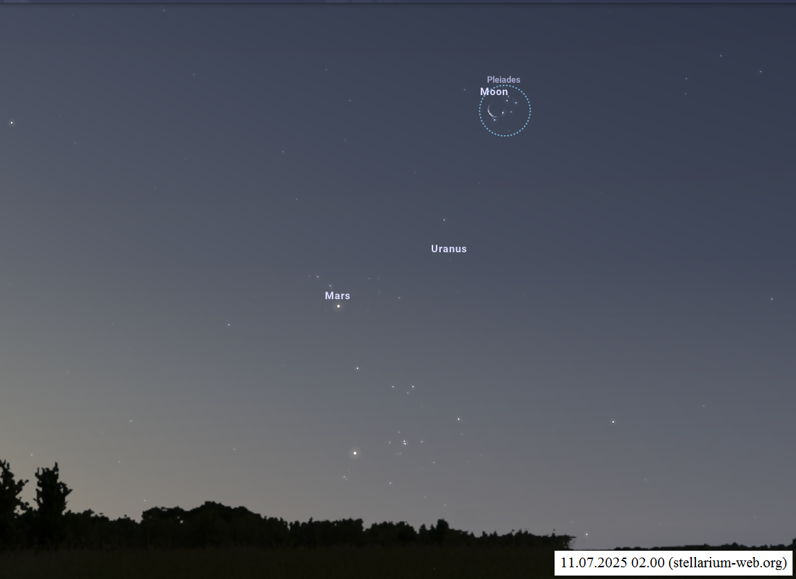03 Луна Плеяды Марс