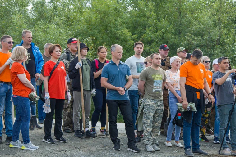 Фото субботника в городе