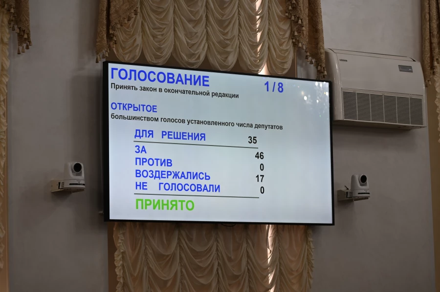 35-я сессия Алтайского краевого Законодательного Собрания.